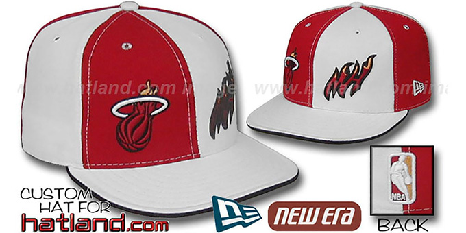 fitted miami heat hats