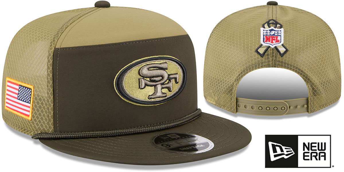 San Francisco 49ers 2025 SALUTE-TO-SERVICE SNAPBACK Dark Green-Ol