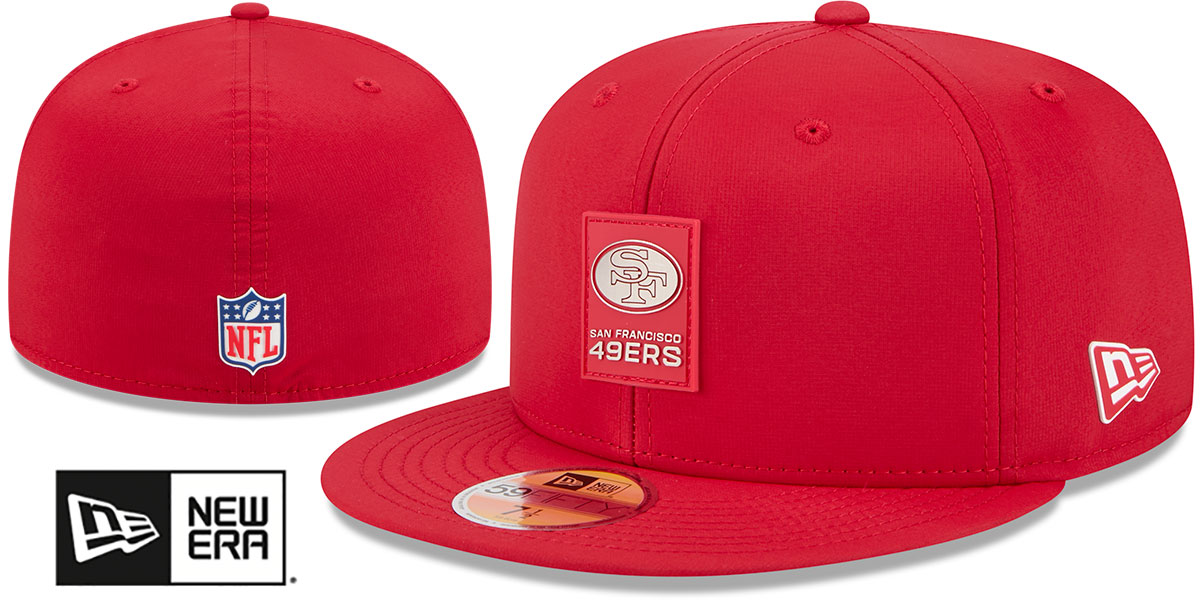 San Francisco 49ers 2025 THROWBACK HOT WEATHER NFL SIDELINE Red F