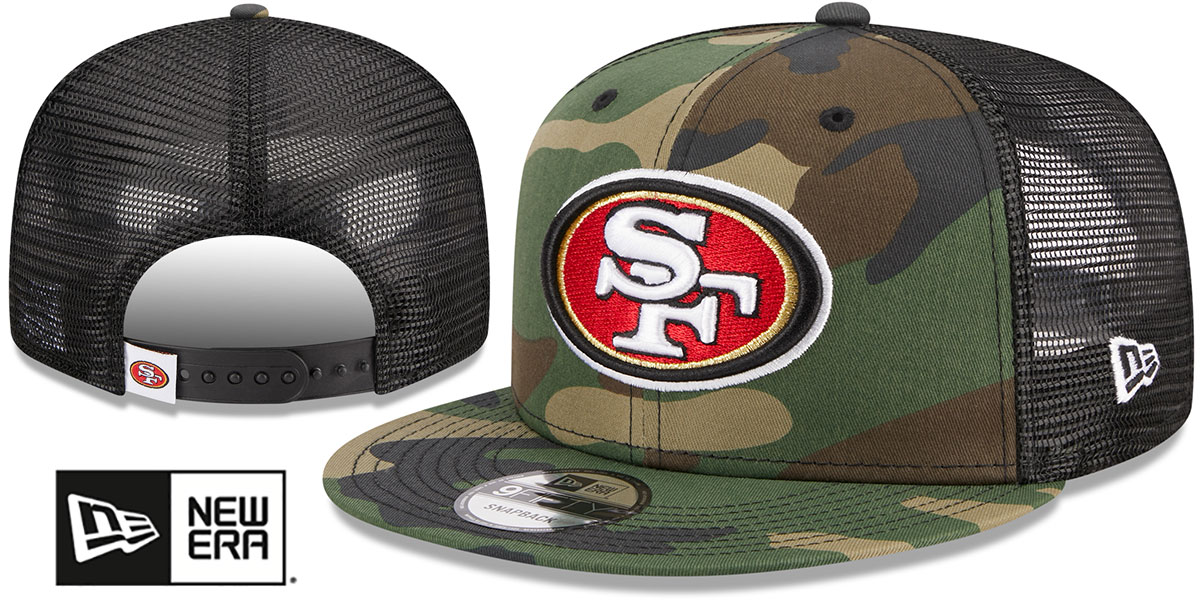 New‎ Era San Francisco 49ers Womens 9Twenty Floral Camo Adjustable Hat Women main image 2