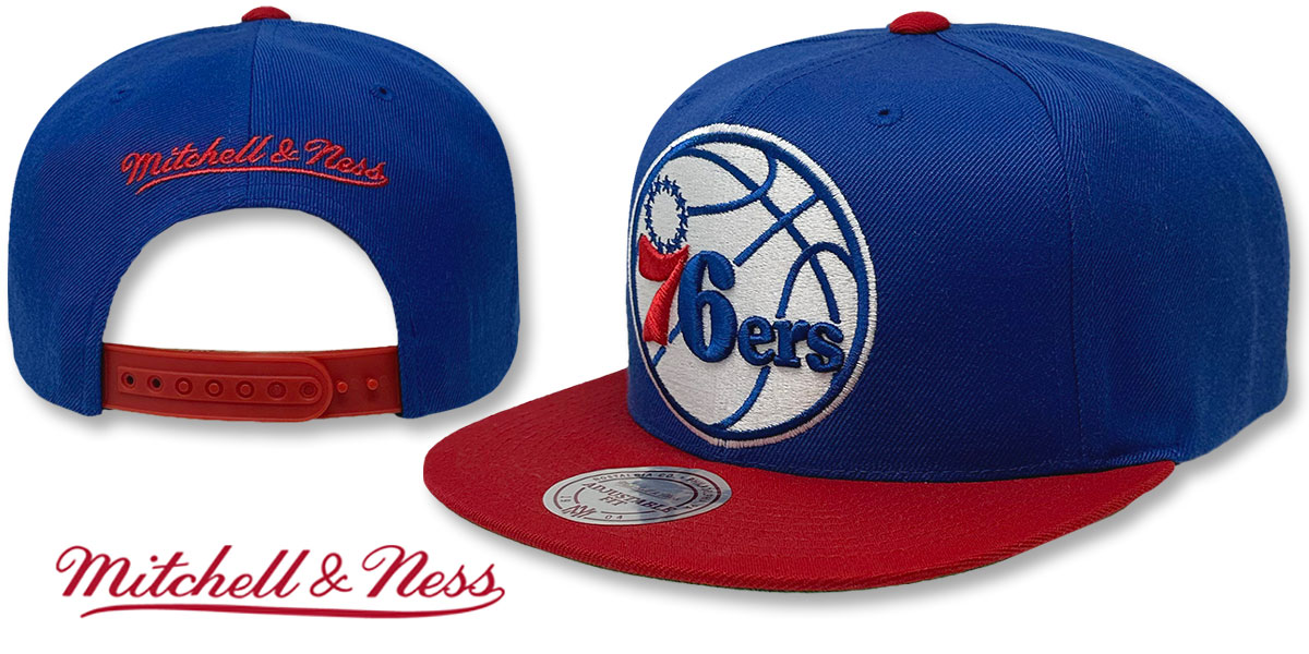 Philadelphia 76ers 2T XL-LOGO SNAPBACK Royal-Red Hat