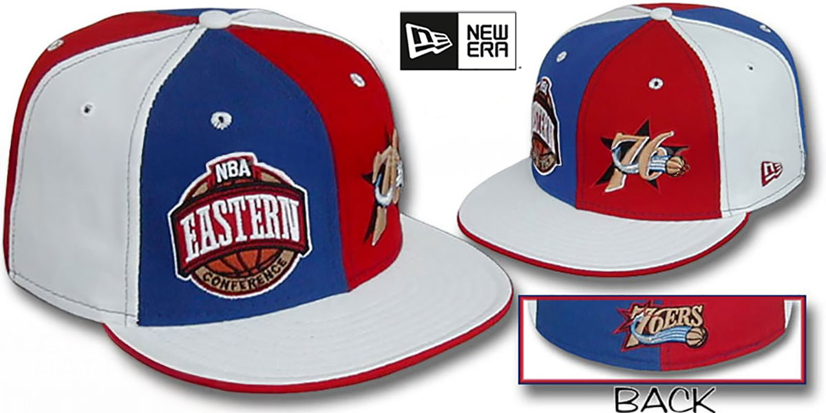 Philadelphia 76ers CONFERENCE DOUBLE WHAMMY Fitted Hat