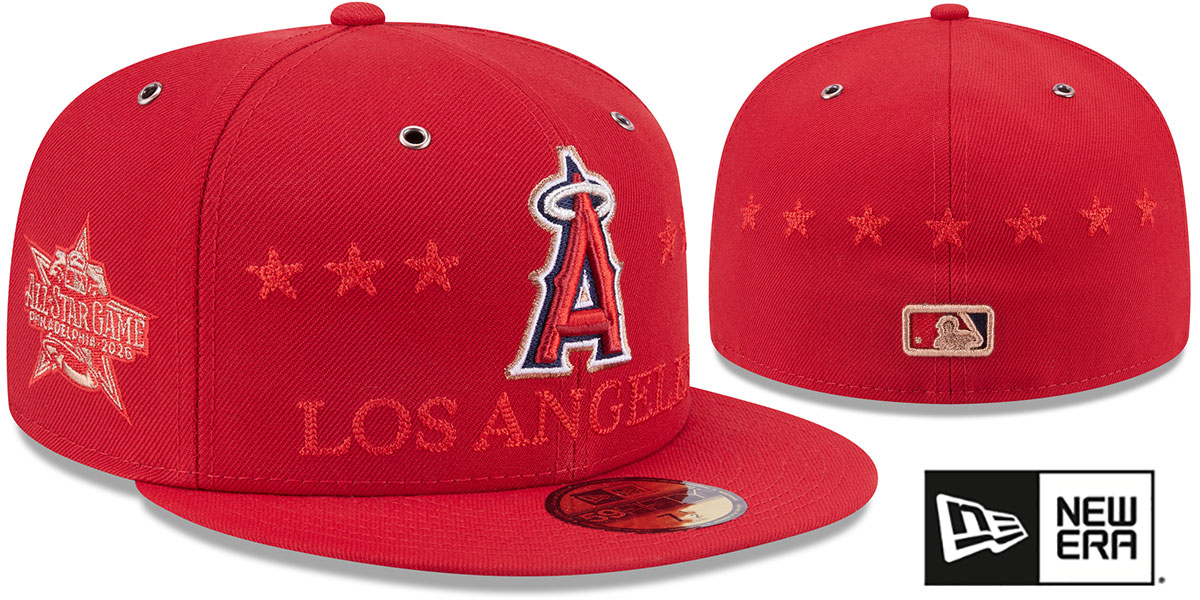 Los Angeles Anaheim Angels 2026 MLB ALL-STAR GAME Red Fitted Hat