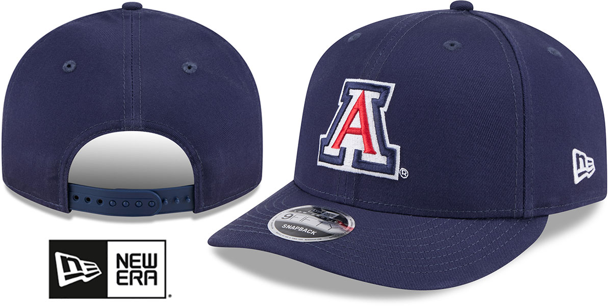 Arizona LOW-CROWN TEAM-BASIC SNAPBACK Navy Hat by New Era