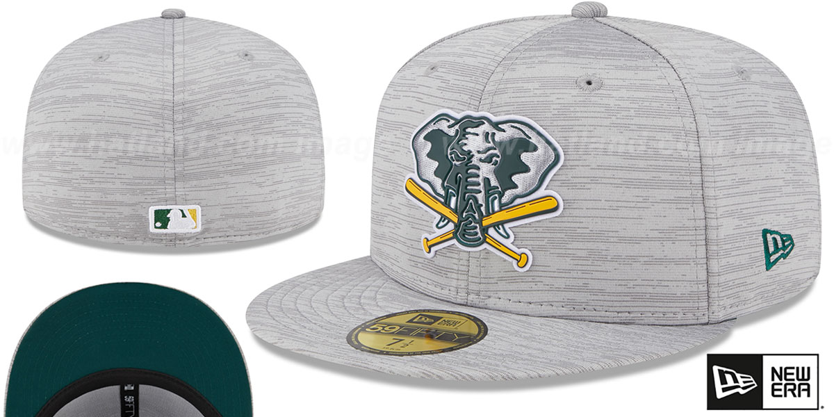 【US限定】NEW ERA 59FIFTY Oakland Athletics Clubhouse 2024 OAKLAND ATHLETICS 2024 CLUBHOUSE 59FIFTY FITTED HAT – JR'S