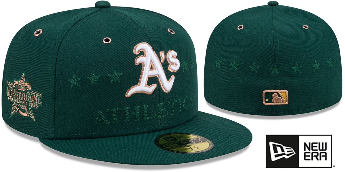 Oakland Athletics 2026 MLB ALL-STAR GAME Green Fitted Hat