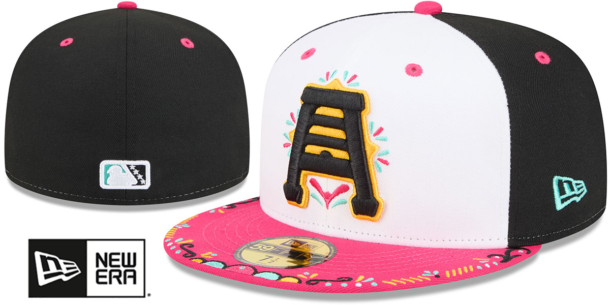 Salt Lake Bees 2026 COPA DE LA DIVERSION White-Black-Pink Fitted