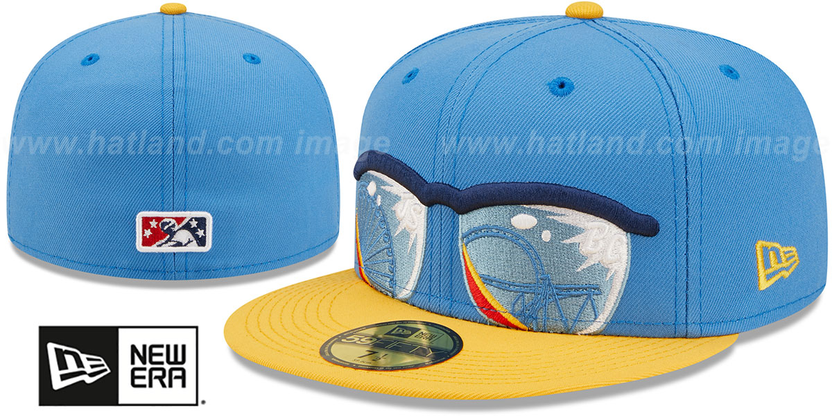The Kooples Blue size One size Baseball hat NWT Kansas NCAA BASEBALL ONFIELD Sky-Royal Fitted Hat by New Era main image 3