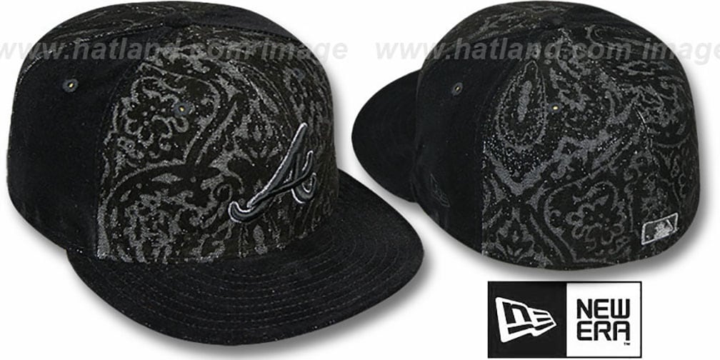 Elegant Black and Tan Velvet Paisley Hat Gambler with Paisley Hat Band & Wild Turkey Feather – Vera Black main image 4