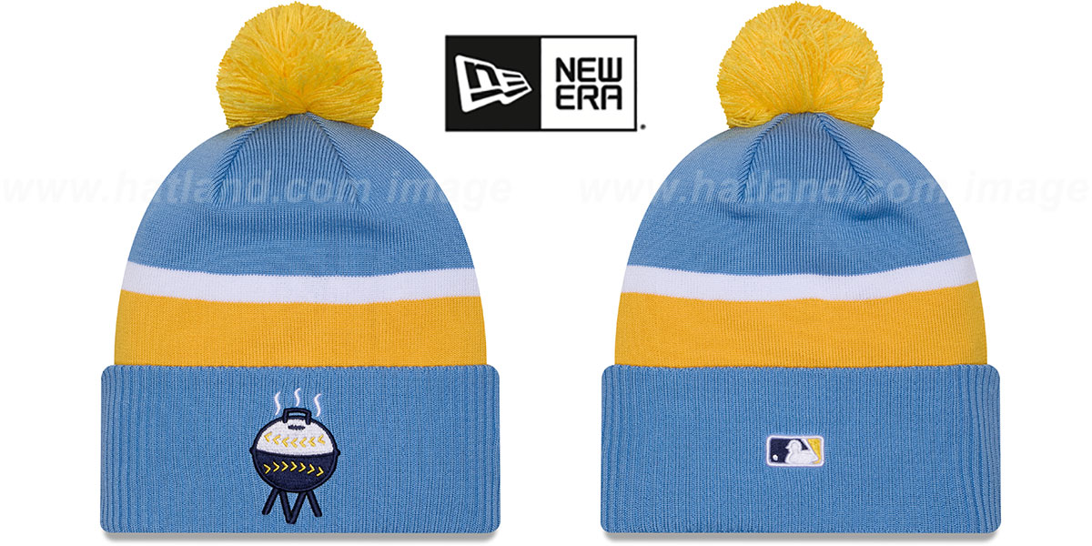 Milwaukee Brewers 2024-25 CITY CONNECT Knit Beanie Hat display picture 1