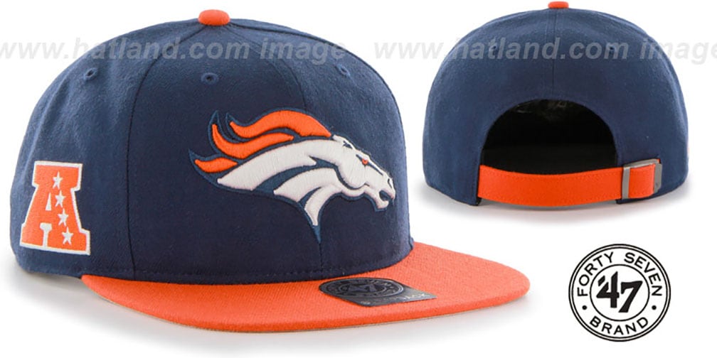 broncos-super-shot-strapback-  display picture 3