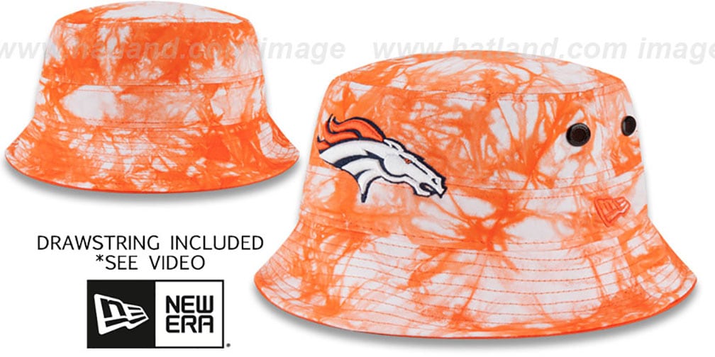 Denver Broncos TYE-DYE ZONE Bucket Hat by New Era