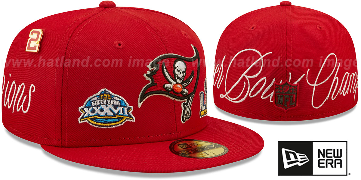 NFL Tampa Bay Buccaneers キャップ 赤　New Era Men's New Era Red Tampa Bay Buccaneers Flawless 59FIFTY Fitted Hat