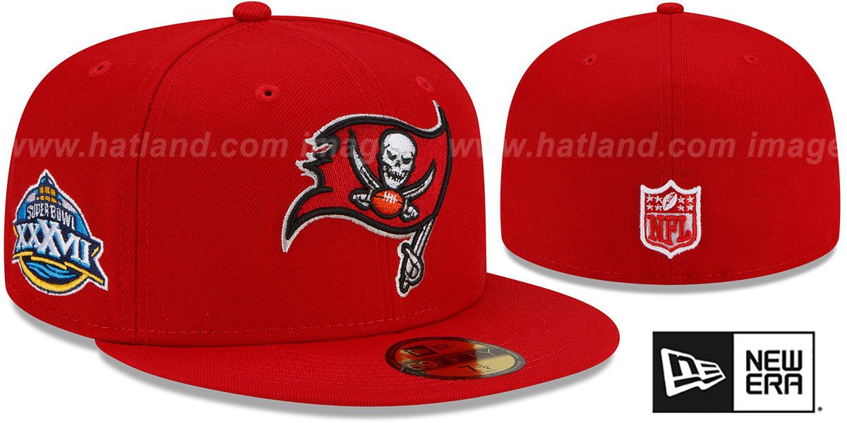 NFL Tampa Bay Buccaneers キャップ 赤　New Era Men's New Era Red Tampa Bay Buccaneers 2024 Sideline 59FIFTY