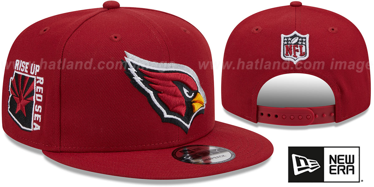 Arizona Cardinals 2024 NFL DRAFT SNAPBACK Burgundy Hat