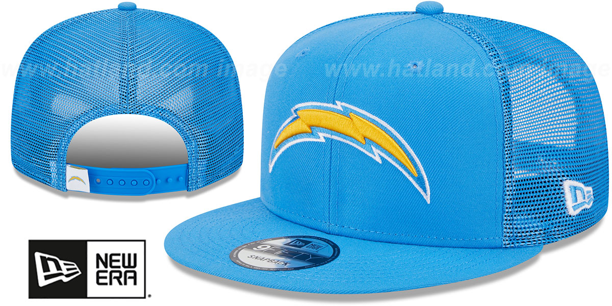 Los Angeles Chargers TEAM-BASIC TRUCKER SNAPBACK Blue Hat