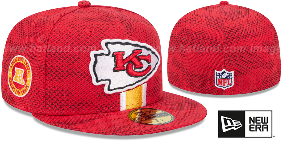 Kansas City Chiefs 2024 NFL SIDELINE Red Fitted Hat
