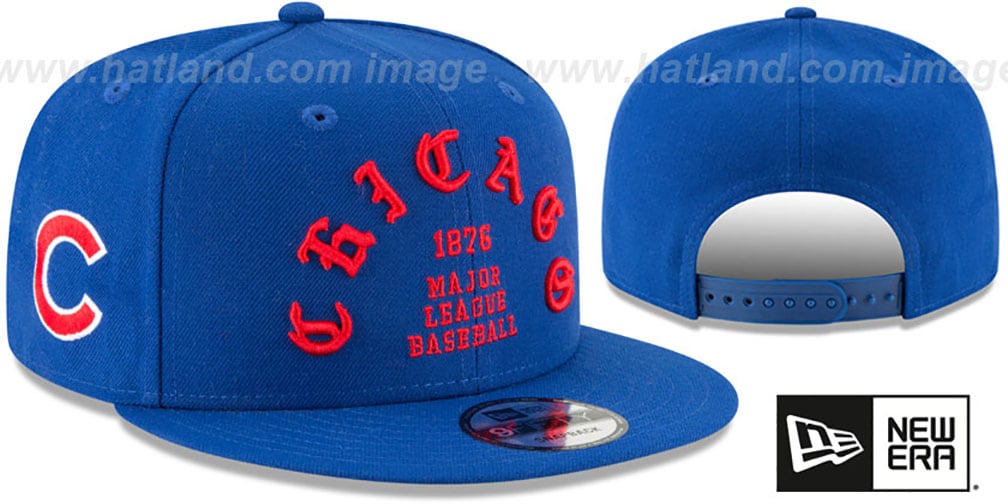 ニューエラ シカゴブルズ Gothic Arch キャップ Chicago Cubs GOTHIC-ARCH SNAPBACK Royal Hat by New Era