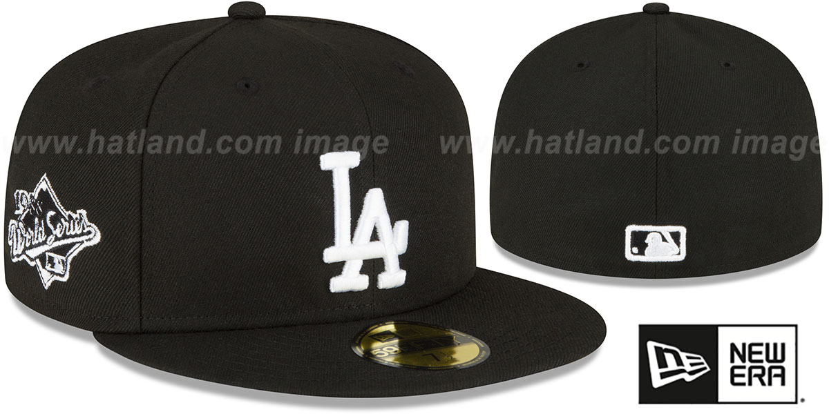 Los Angeles Dodgers 1988 WORLD SERIES SIDE-PATCH UP Black-White F