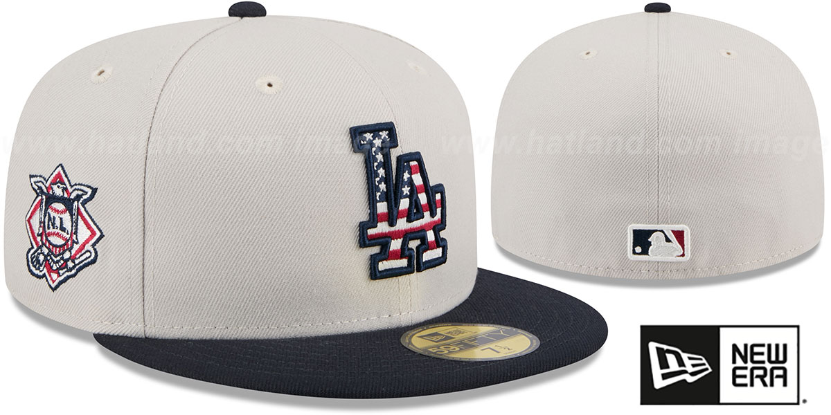 59FIFTY 7 5/8 2024 MLB 4th of July ドジャース 59FIFTY オンフィールド 2024 MLB 4th of July ロサンゼルス