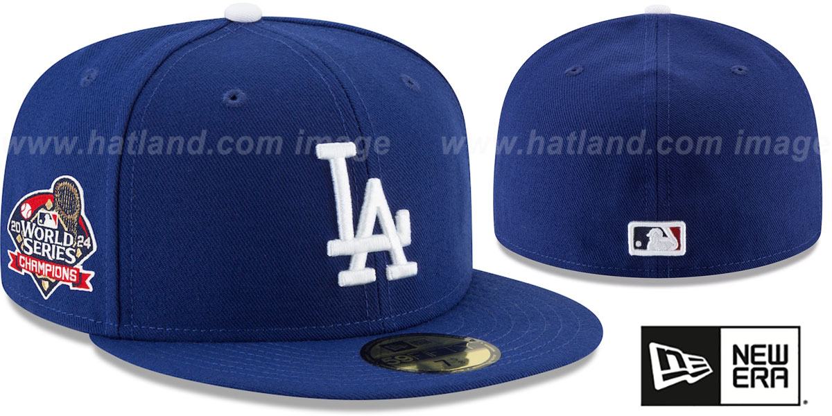 Los Angeles Dodgers 2024 WORLD SERIES CHAMPIONS GAME Fitted Hat