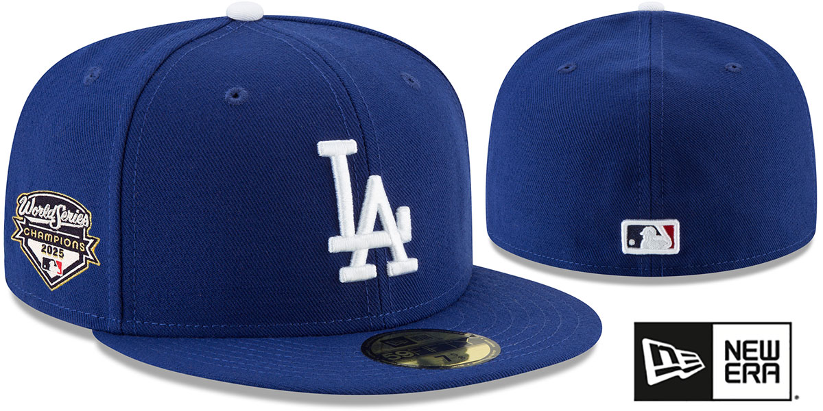 Los Angeles Dodgers 2025 WORLD SERIES CHAMPIONS GAME Fitted Hat