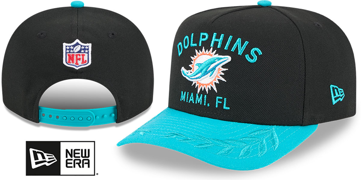 New Era NFL Miami Dolphins キャップ フリーサイズ Miami Dolphins New Era NFL Training Camp Throwback 39THIRTY Flex Fit H