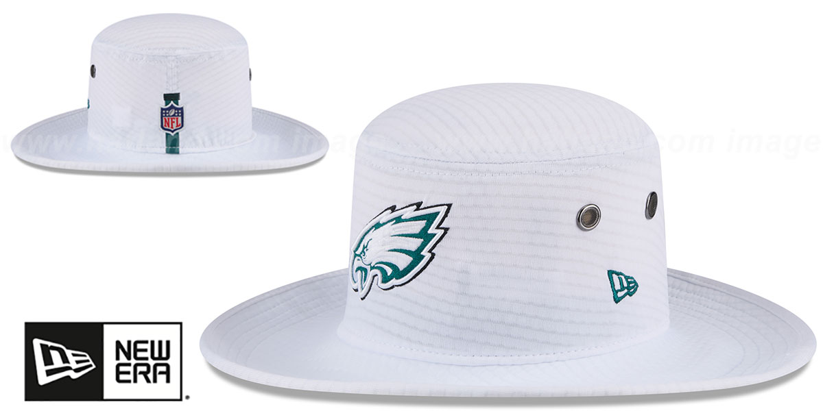 Philadelphia Eagles 2024 NFL TRAINING BUCKET Hat by New Era Philadelphia Eagles 2024 NFL TRAINING BUCKET Hat by New Era