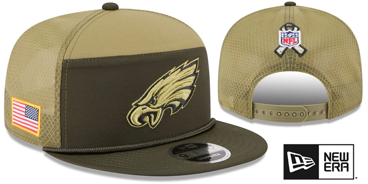 Casquette New Era 9FIFTY Philadelphia Eagles 2025 - Kelly Green - Taille Unique Officielle NFL