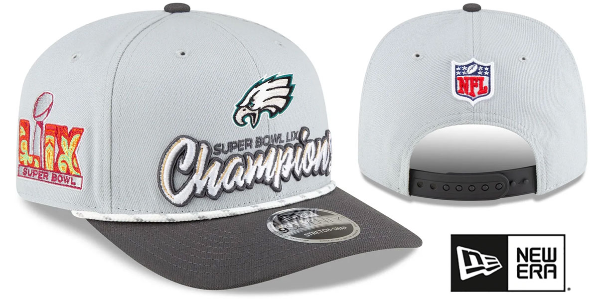 スーパーボウルLIX チャンピオン キャップ イーグルス Philadelphia Eagles SUPER BOWL LIX CHAMPIONS LOCKER ROOM Hat