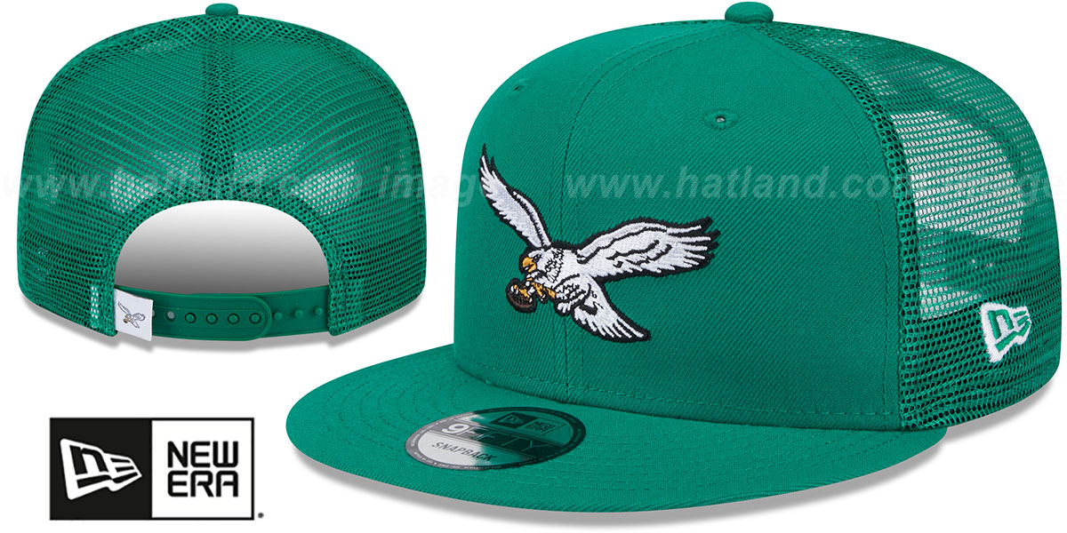 Philadelphia Eagles THROWBACK TEAM-BASIC TRUCKER SNAPBACK  display picture 1