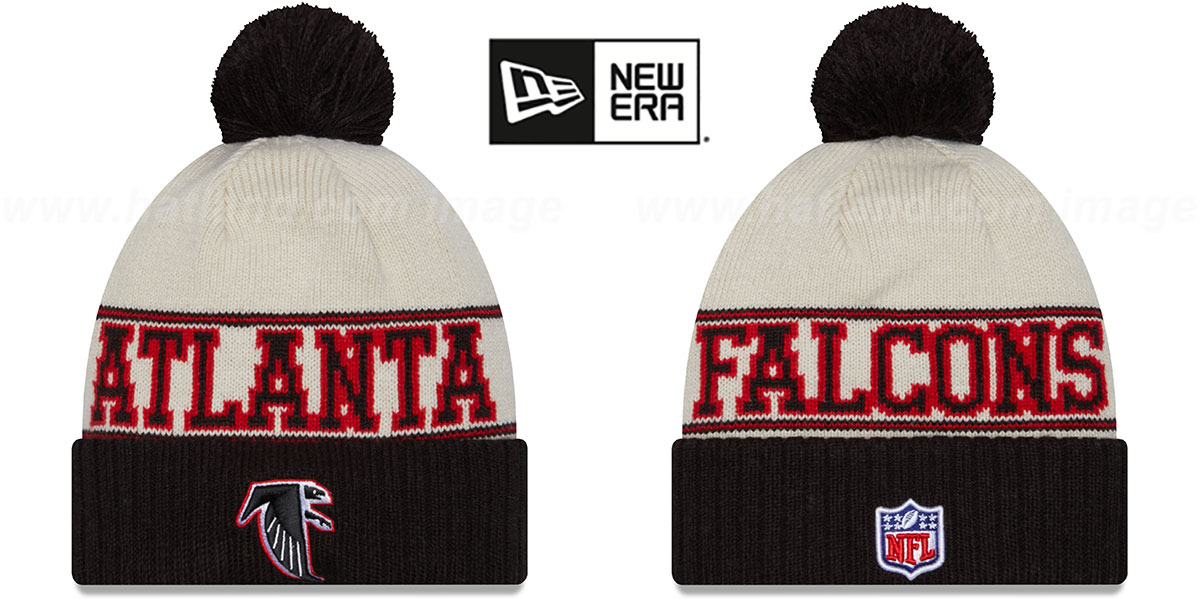 Atlanta Falcons 2023 HISTORIC SIDELINE Knit Beanie Hat