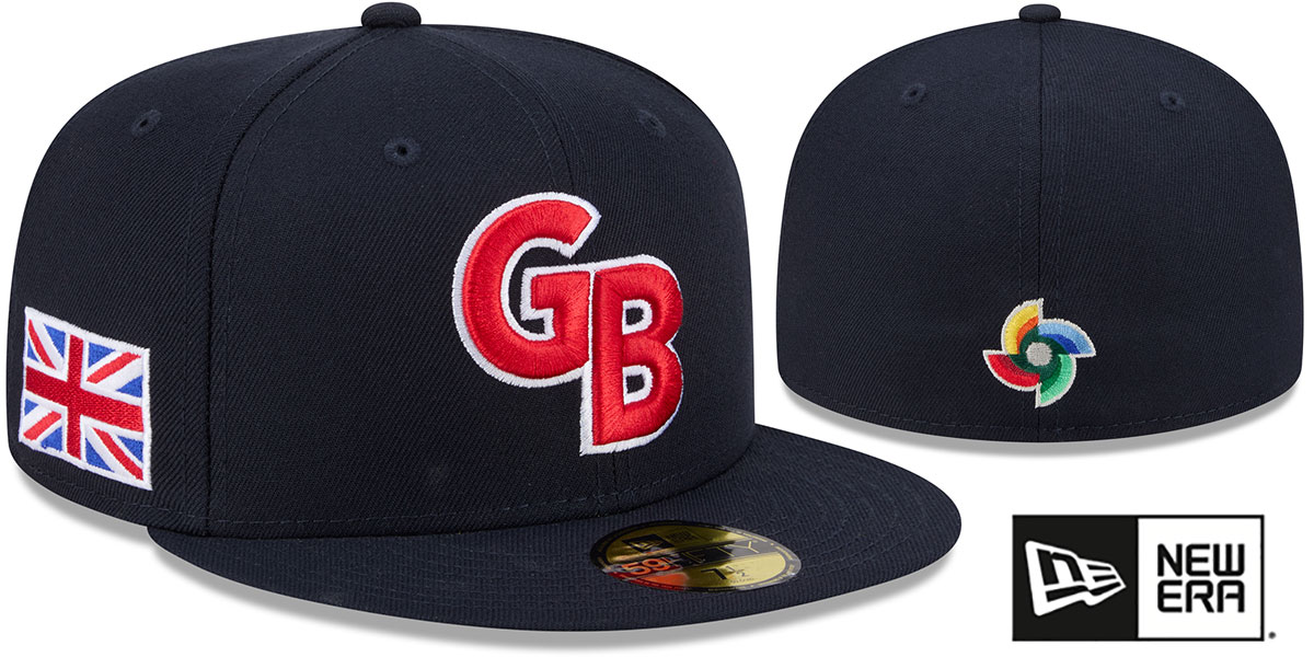 Great Britain 2026 WBC GAME Navy Hat by New Era