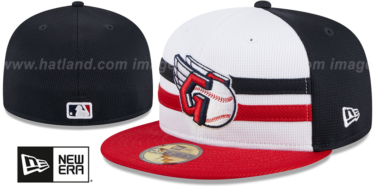 Casquette New Era Cleveland Guardians 59Fifty – Taille 8 – Rouge Ajustée – Neuve