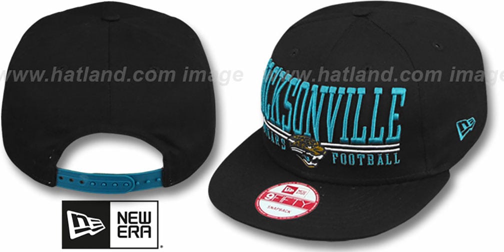 Jacksonville Jaguars NFL LATERAL SNAPBACK Black Hat