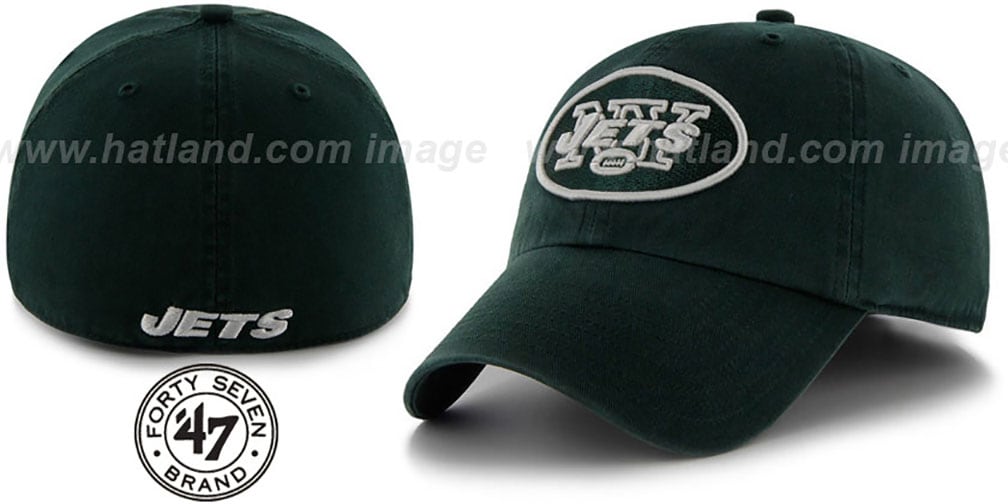 New York Jets NFL FRANCHISE Green Hat by 47 Brand