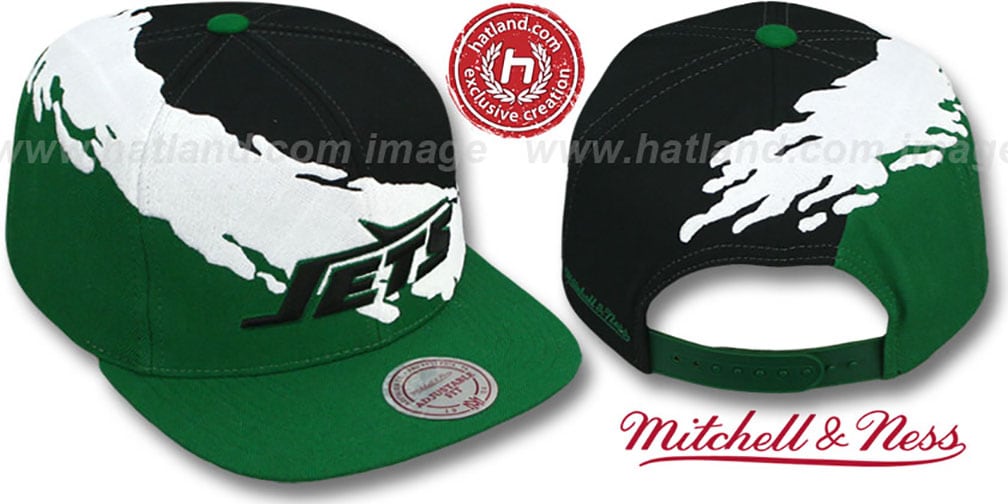 no.226 グリーンジャスパーとダルメシアン jets-paintbrush-snapback-black
