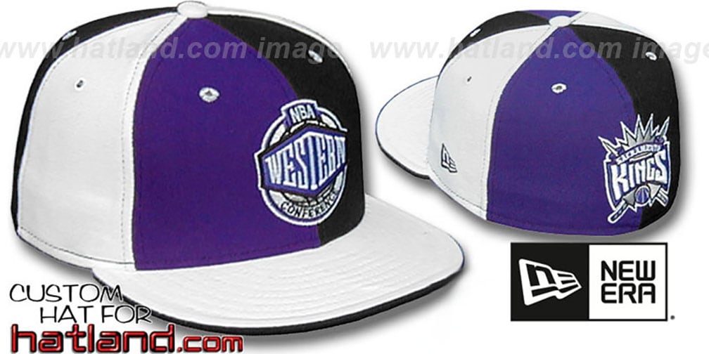 Sacramento Kings CONFERENCE PINWHEEL Purple-Black-White