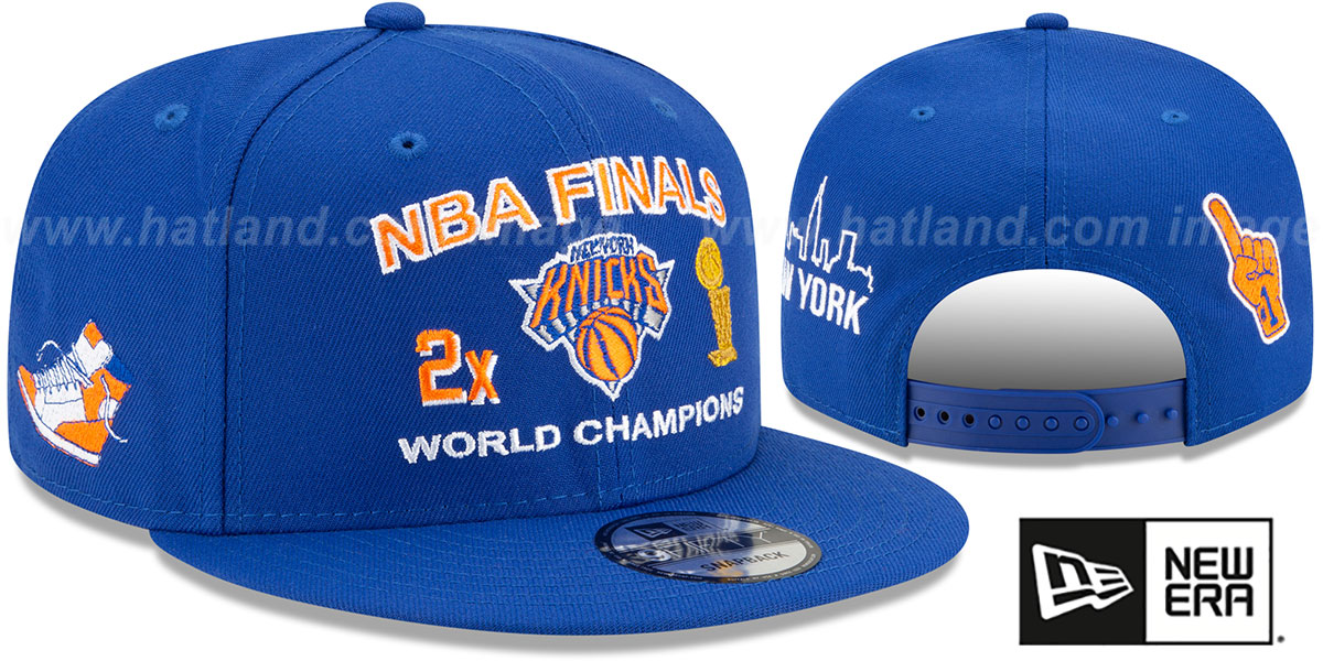 New York Knicks FINALS CHAMPIONS SNAPBACK Royal Hat