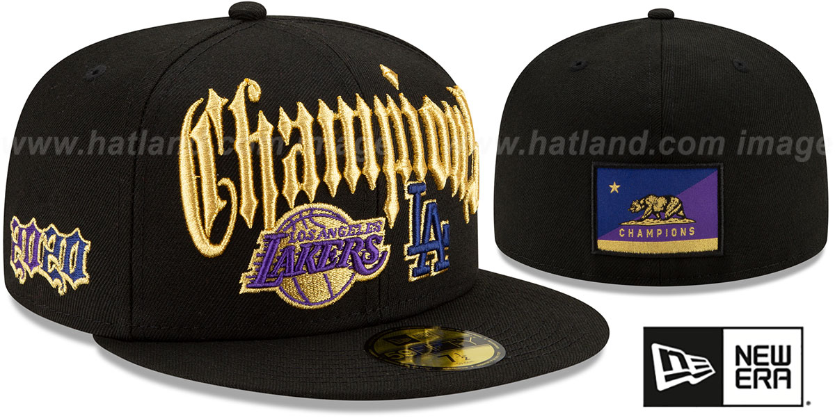 Hat Lakers Dodgers Championship Same Year New Era 2020 Lakers Hat
