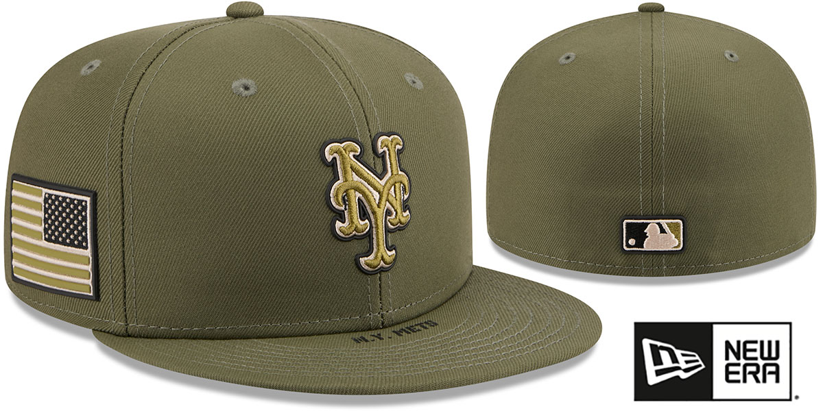 New York Mets 2026 ARMED FORCES STARS N STRIPES Hat