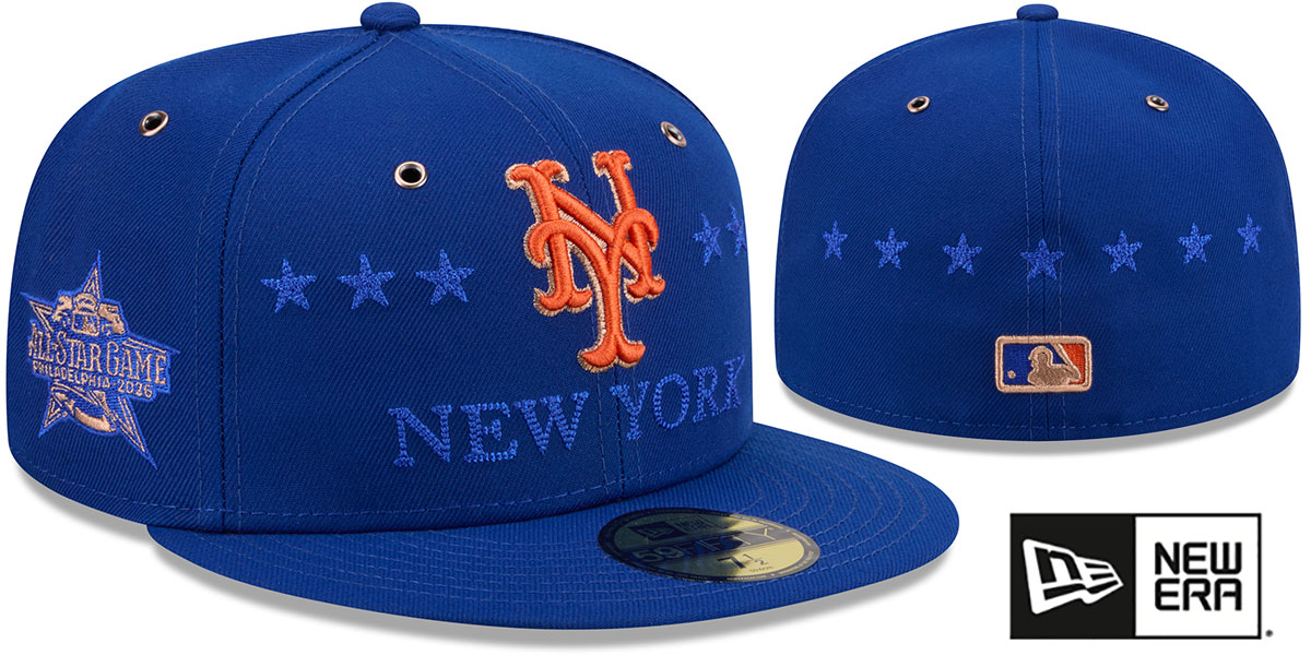 New York Mets 2026 MLB ALL-STAR GAME Royal Fitted Hat