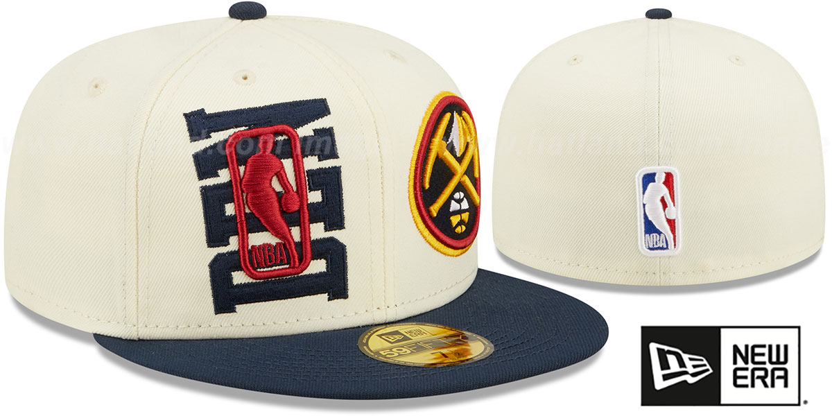 Denver Nuggets 2022 NBA DOUBLE WHAMMY DRAFT Fitted Hat