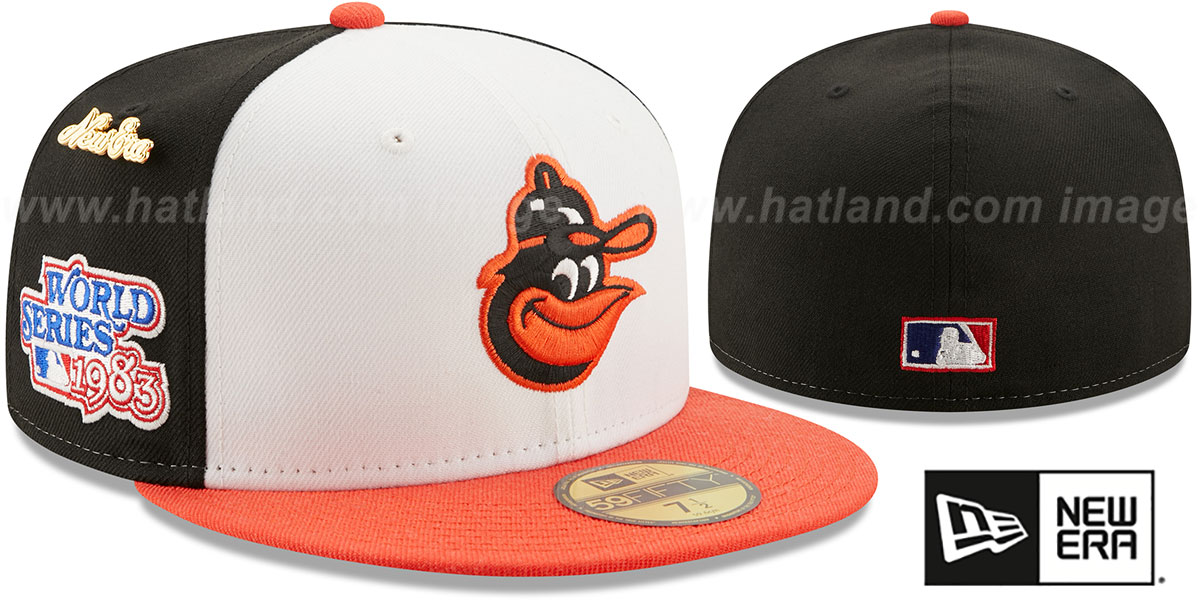 Baltimore Orioles 1983 LOGO-HISTORY White-Black-Orange