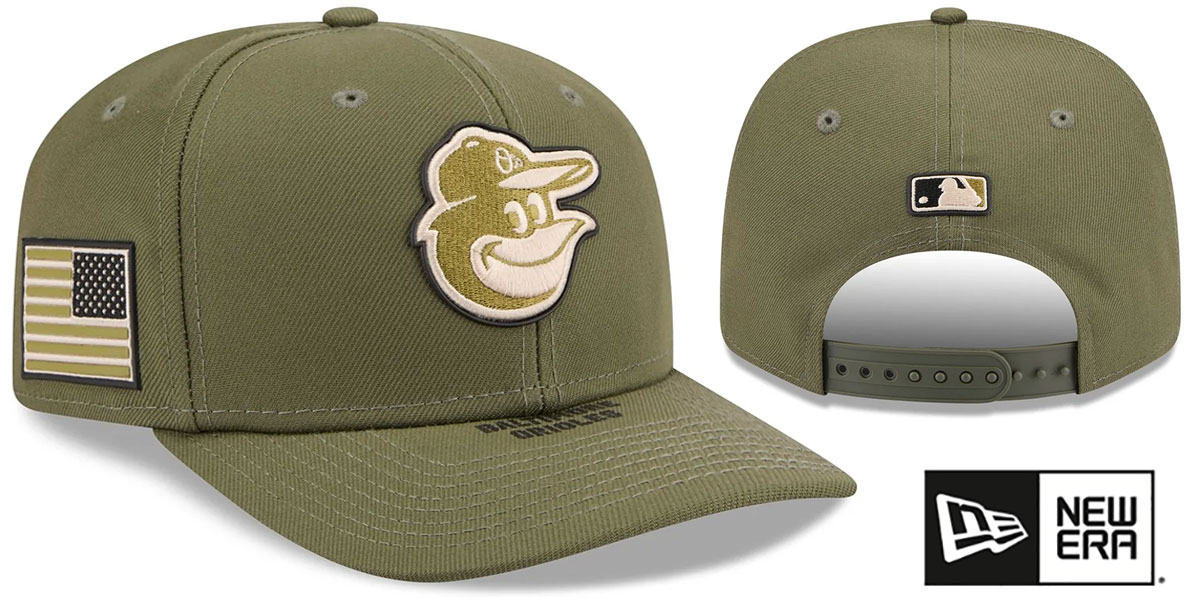 Baltimore Orioles 2026 ARMED FORCES STARS N STRIPES STRETCH SNAP