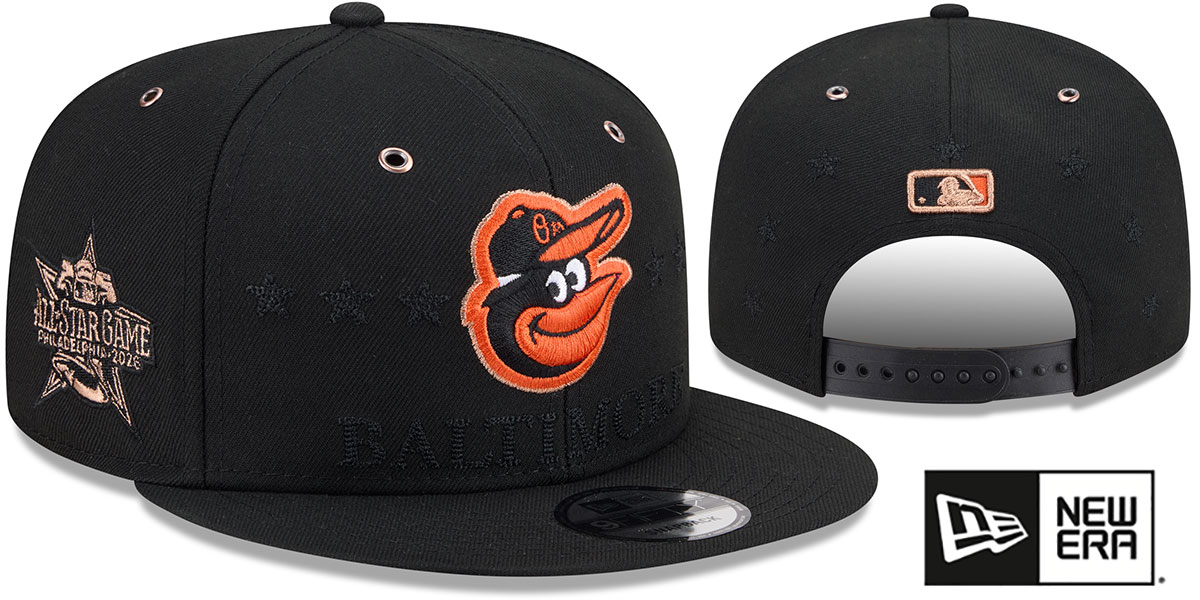 Baltimore Orioles 2026 MLB ALL-STAR GAME 950 SNAPBACK Black Hat
