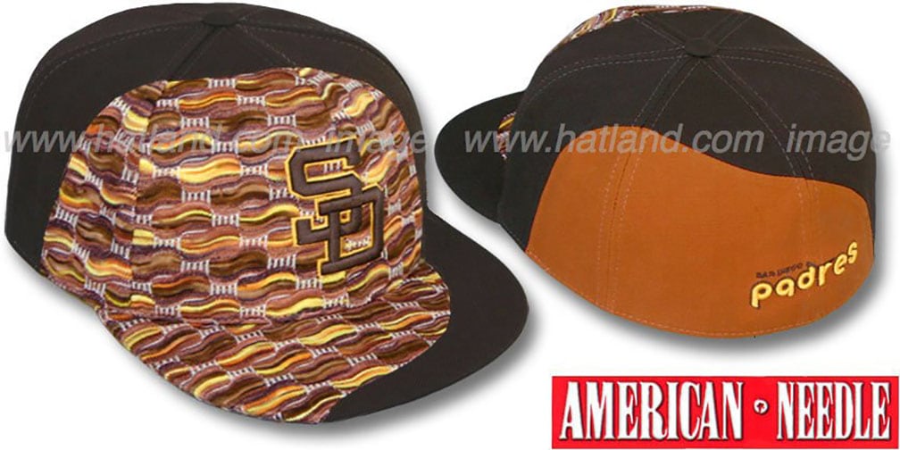 San Diego Padres SWEATER SWIRL Brown Hat by American Needle display picture 3