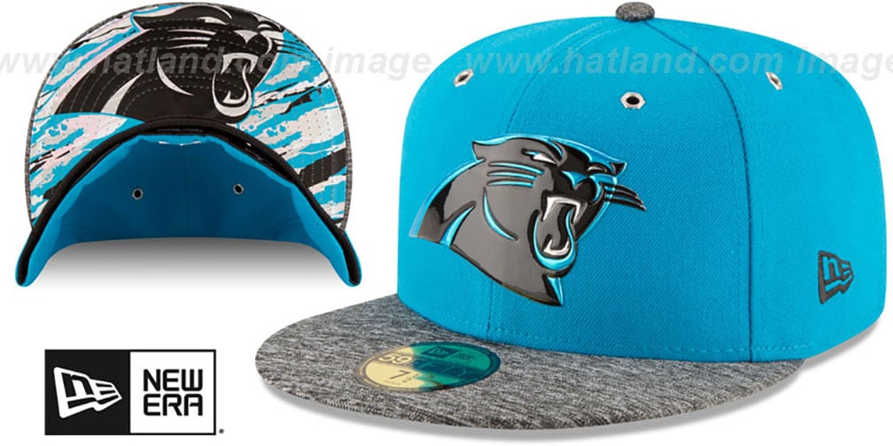 Carolina Panthers 2016 NFL DRAFT Fitted Hat by New Era