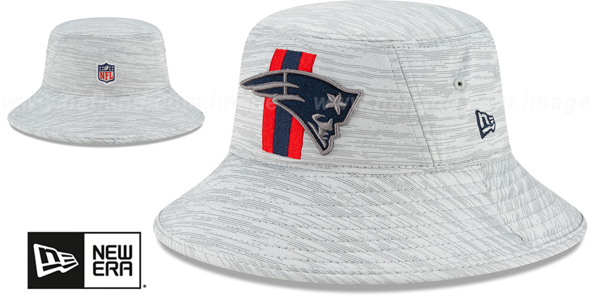 New England Patriots 2021 NFL TRAINING BUCKET Hat by New Era