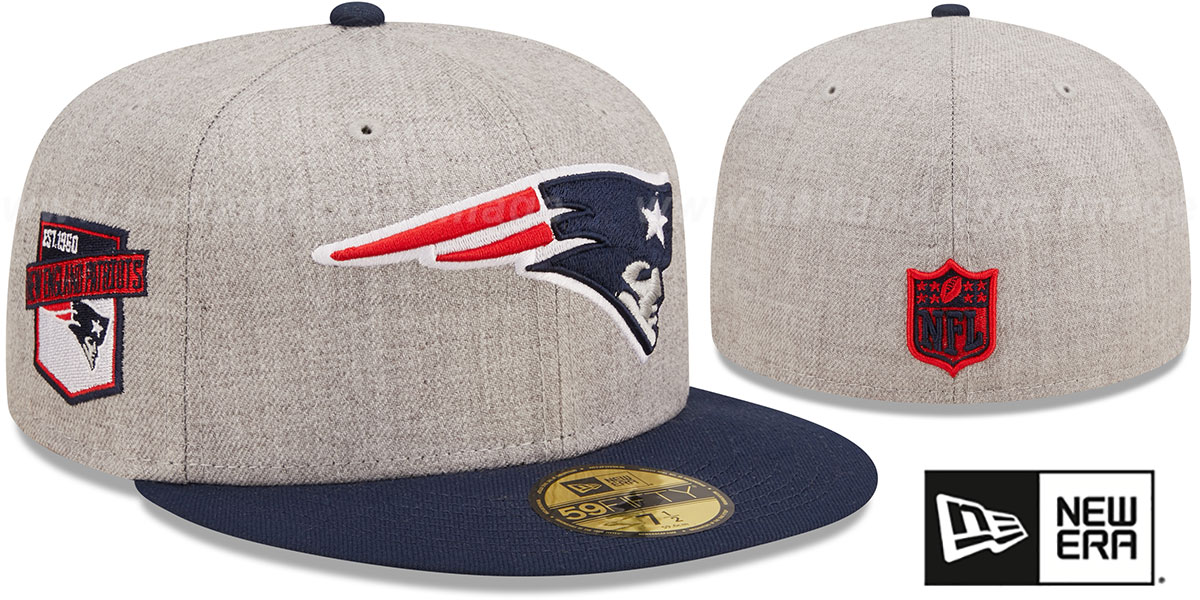 New Era 59FIFTY Basecap – Heather Patch Design – Aus 100% Polyester, Fitted Passform